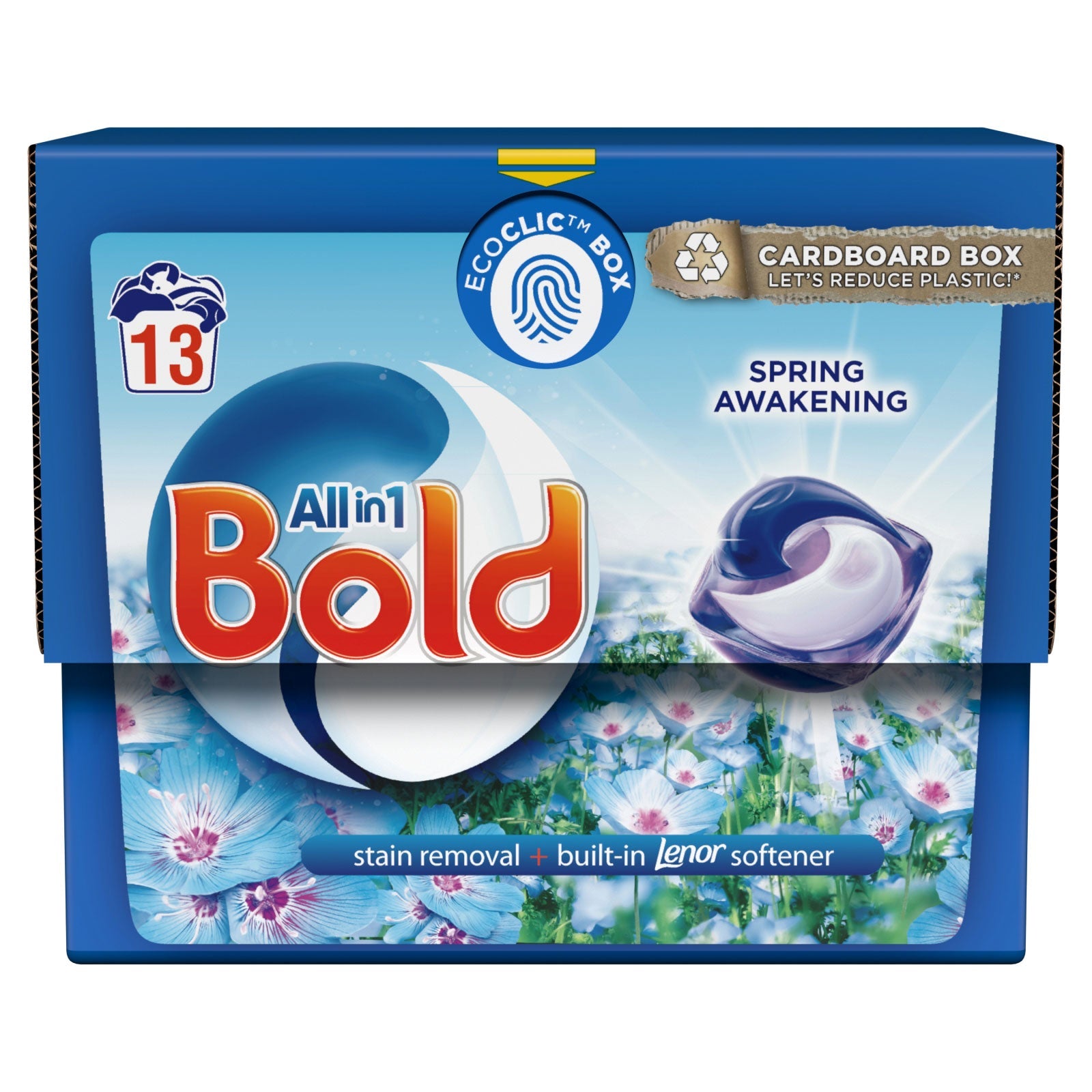 Best Bold All in 1 Washing Pods Spring Awakening 13 Washes | High Quality Cleaning Product Online - Product Image Best Bold All in 1 Washing Pods Spring Awakening 13 Washes | High Quality Cleaning Product Online - Product Image